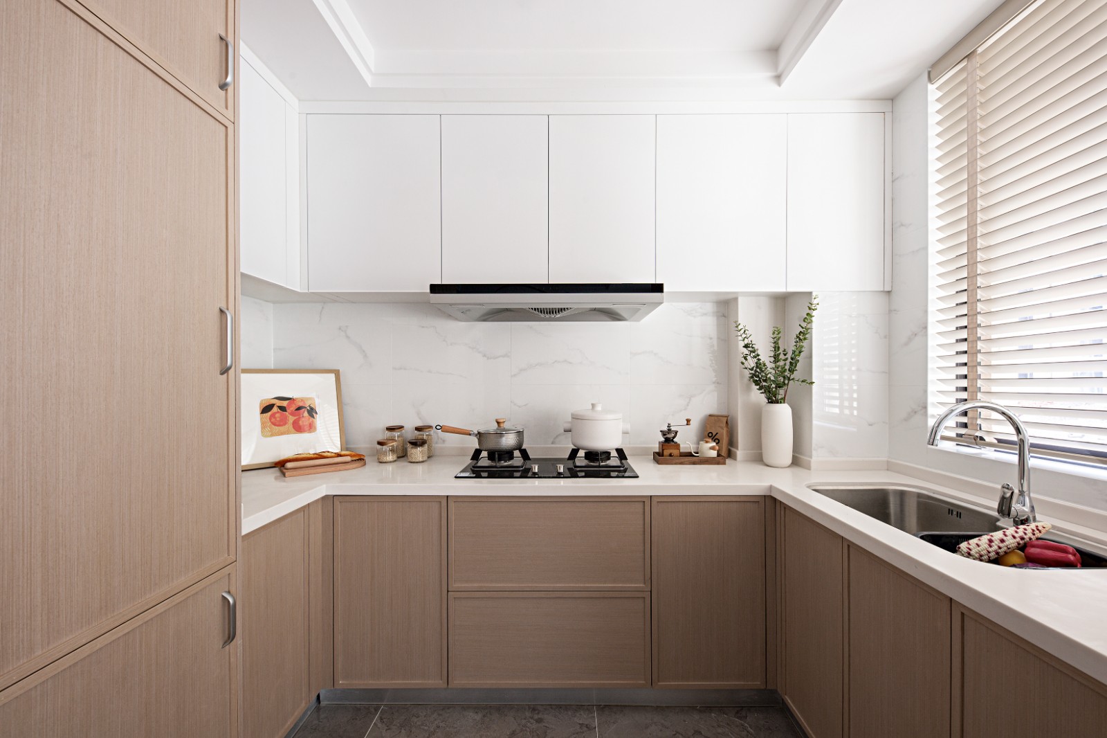 日式禅意风格家装设计别墅装修效果图-厨房 日式禅意风格家装设计别墅装修效果图-厨房